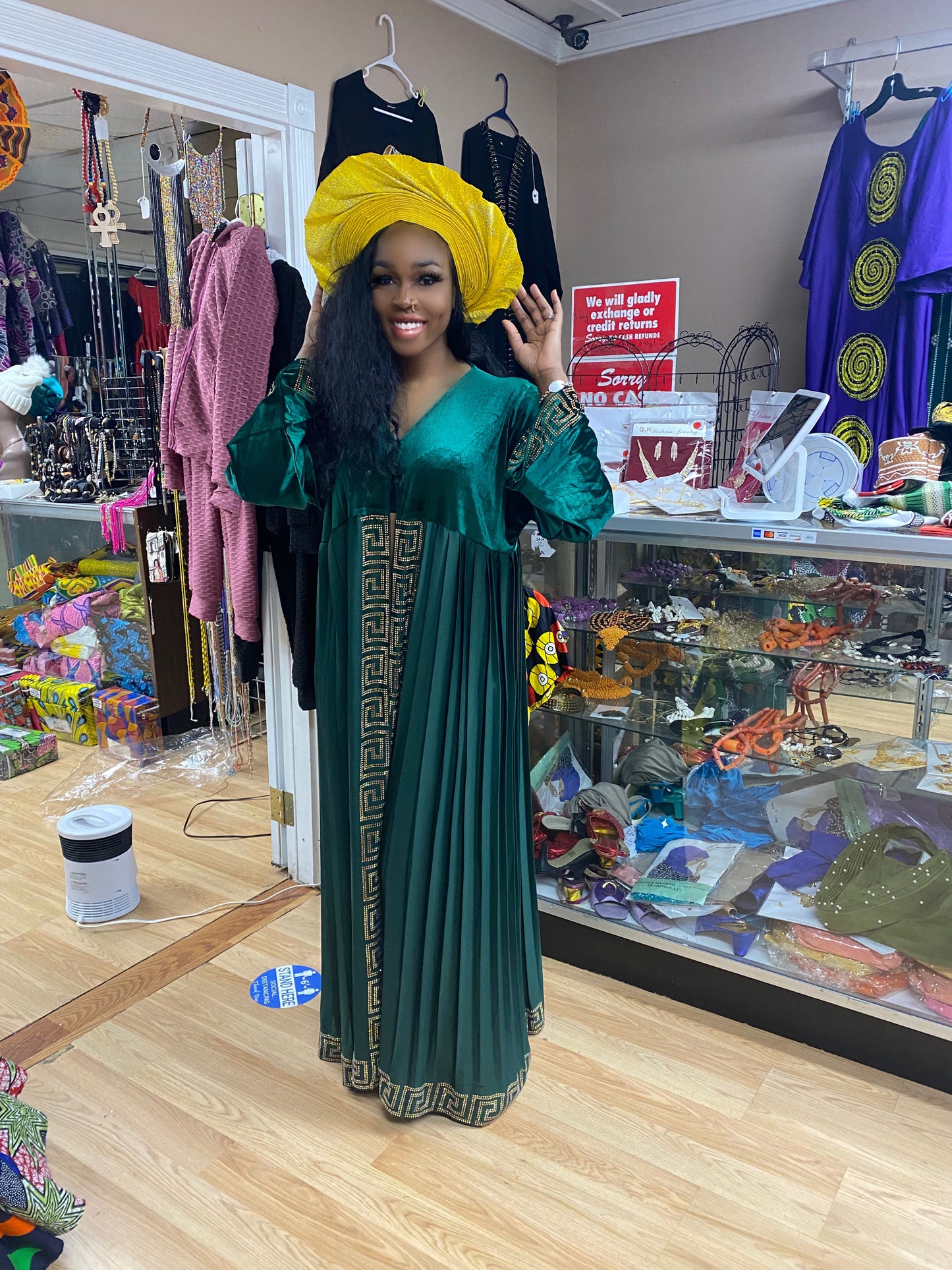 Emerald Empress Gown